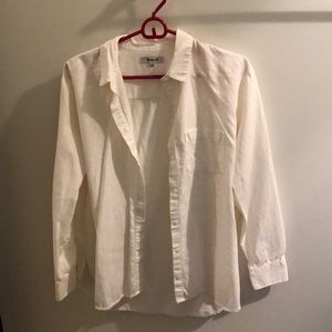 Madewell cotton button up shirt
